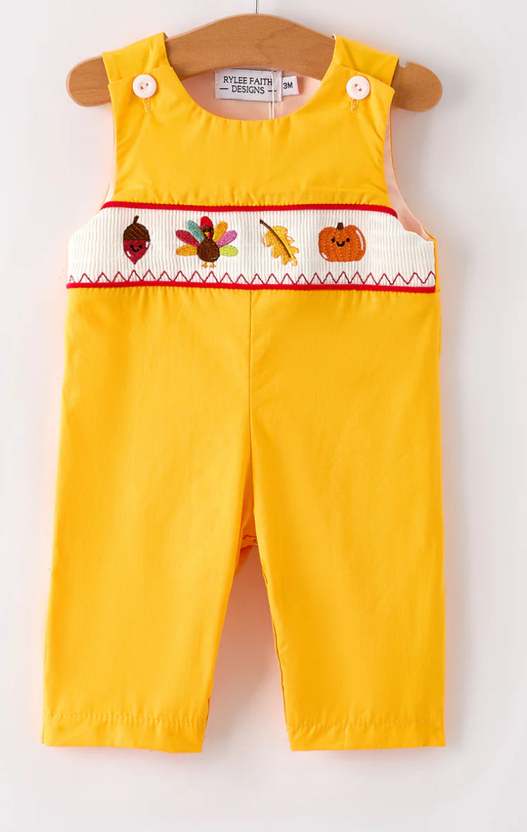 Thanksgiving Boys Romper