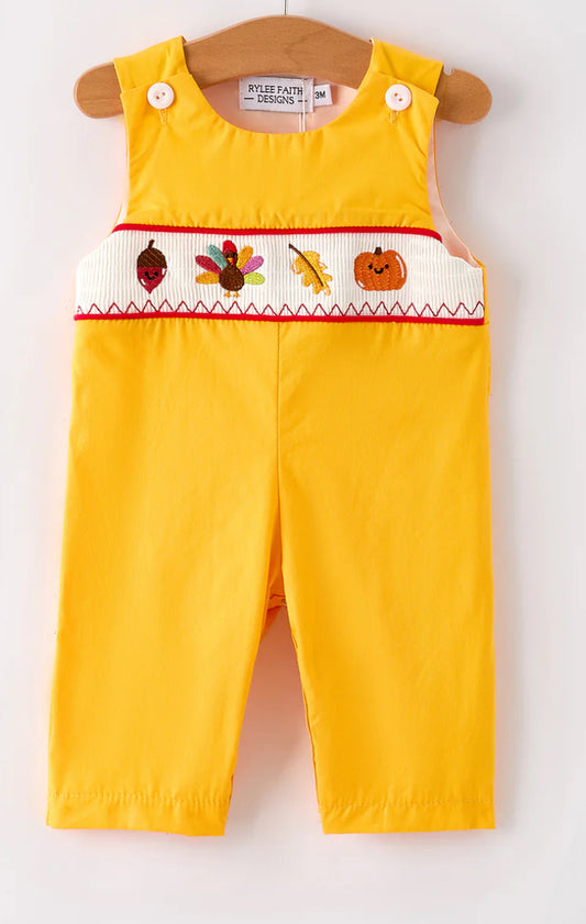 Thanksgiving Boys Romper